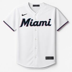 Nike Miami Marlins City Connect Jersey – Boys 10/12 Size Medium